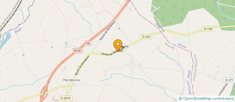 localisation de l'entreprise MONSIEUR JEAN LUC ROBIN  LARUSCADE