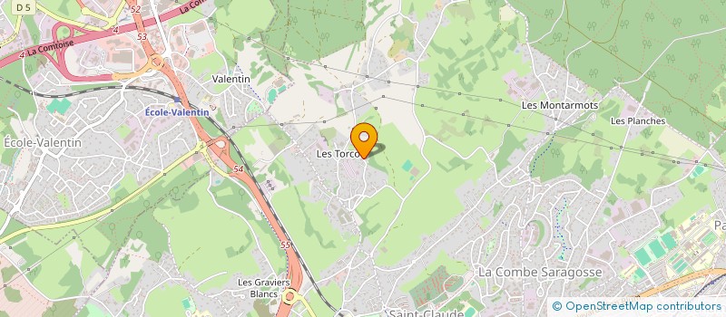 localisation de l'entreprise MONSIEUR JEAN-LUC ROGNON  BESANCON