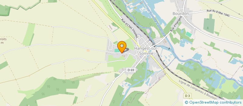 localisation de l'entreprise MONSIEUR JEAN-LUC ROHAUT  HANGEST-SUR-SOMME