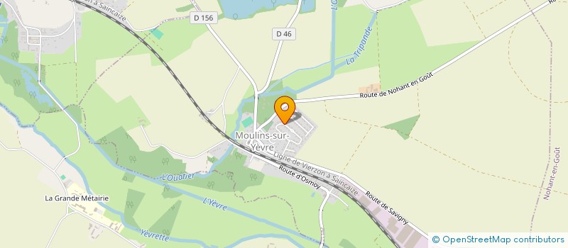 localisation de l'entreprise MONSIEUR JEAN-LUC ROMEUF  MOULINS-SUR-YEVRE