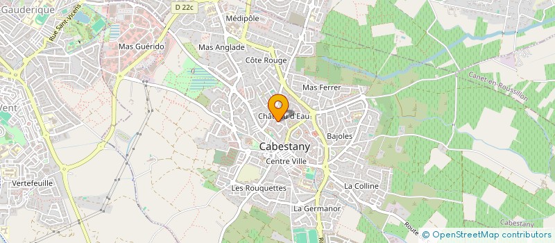 localisation de l'entreprise MONSIEUR JEAN-LUC ROMIEU à CABESTANY