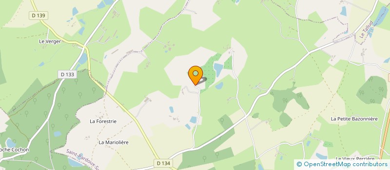 localisation de l'entreprise MONSIEUR JEAN-LUC ROSSARD  VERRUYES