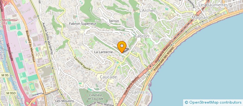localisation de l'entreprise MONSIEUR JEAN LUC ROSSI à NICE