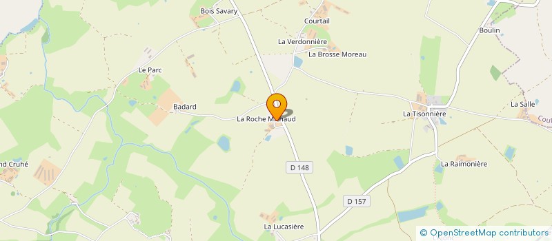 localisation de l'entreprise MONSIEUR JEAN-LUC ROSSIN  SAINT-AUBIN-DU-PLAIN