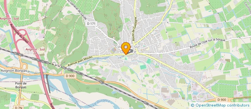 localisation de l'entreprise MONSIEUR JEAN LUC ROSSO  CAUMONT-SUR-DURANCE