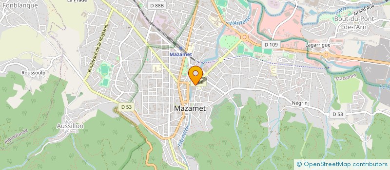 localisation de l'entreprise MONSIEUR JEAN-LUC ROUANET à MAZAMET