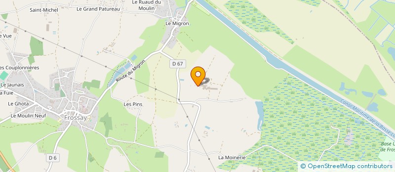 localisation de l'entreprise MONSIEUR JEAN-LUC ROUSSEAU  FROSSAY