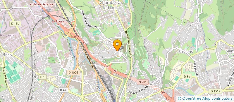 localisation de l'entreprise MONSIEUR JEAN-LUC ROUVIERE  CHAMBERY