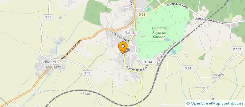localisation de l'entreprise MONSIEUR JEAN LUC ROUX  RANDAN
