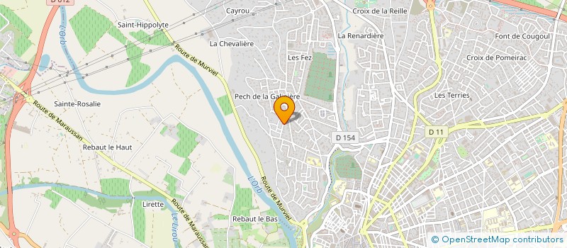 localisation de l'entreprise MONSIEUR JEAN LUC ROYER  BEZIERS