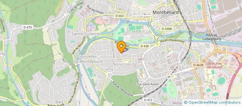 localisation de l'entreprise MONSIEUR JEAN LUC RULLE à MONTBELIARD