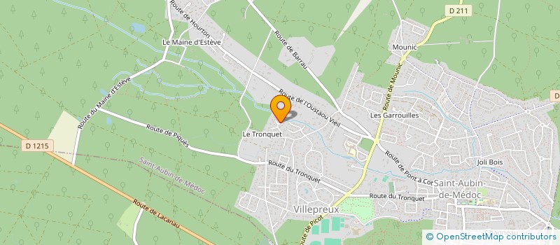 localisation de l'entreprise MONSIEUR JEAN-LUC RUMEAU  SAINT-AUBIN-DE-MEDOC