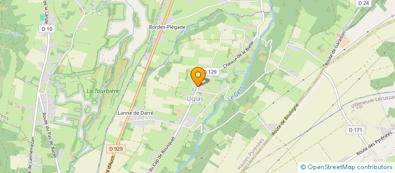 localisation de l'entreprise MONSIEUR JEAN-LUC SAHBI  UGLAS