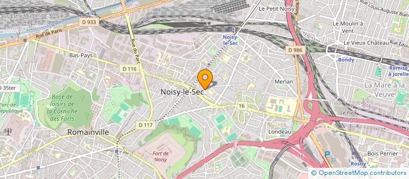 localisation de l'entreprise MONSIEUR JEAN-LUC SAINT-HILAIRE  NOISY-LE-SEC