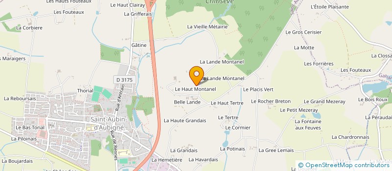 localisation de l'entreprise MONSIEUR JEAN-LUC SALIGOT  SAINT-AUBIN-D'AUBIGNE