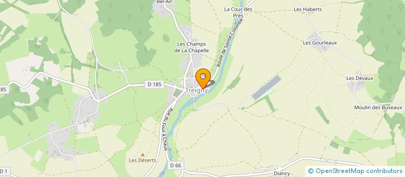 localisation de l'entreprise MONSIEUR JEAN LUC SANCEY à TREIGNY-PERREUSE-SAINTE-COLOMBE