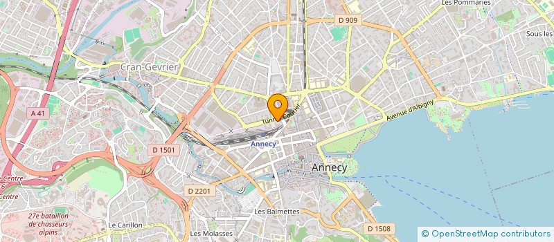 localisation de l'entreprise MONSIEUR JEAN-LUC SANGLERAT à ANNECY