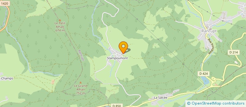 localisation de l'entreprise MONSIEUR JEAN LUC SARRUT  RANRUPT