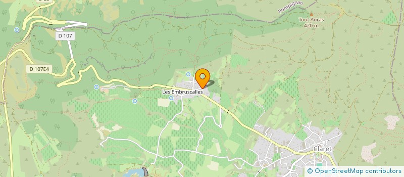 localisation de l'entreprise MONSIEUR JEAN LUC SAUMADE  SAINT-MATHIEU-DE-TREVIERS