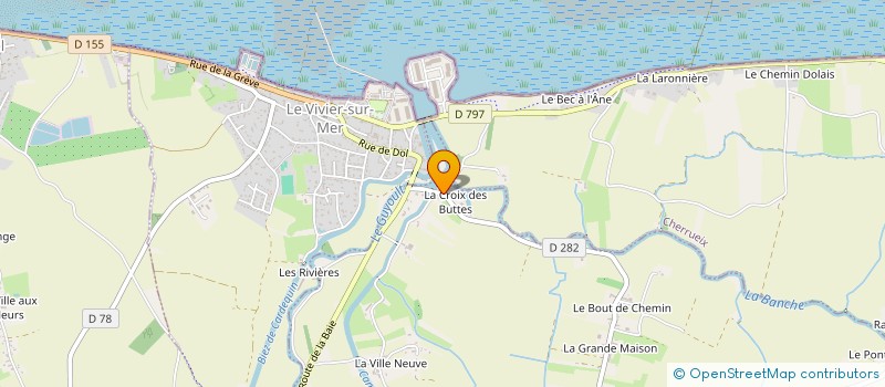 localisation de l'entreprise MONSIEUR JEAN-LUC SAUSSEREAU  MONT-DOL