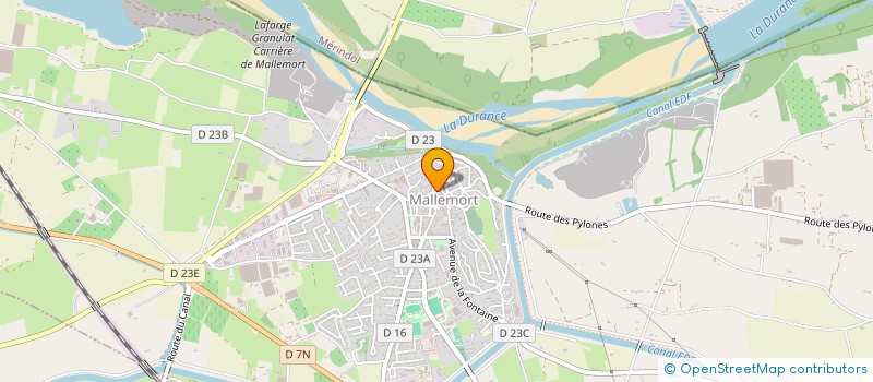 localisation de l'entreprise MONSIEUR JEAN LUC SAUTRON  MALLEMORT