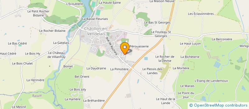 localisation de l'entreprise MONSIEUR JEAN-LUC SAUVAGE  CHATILLON-EN-VENDELAIS