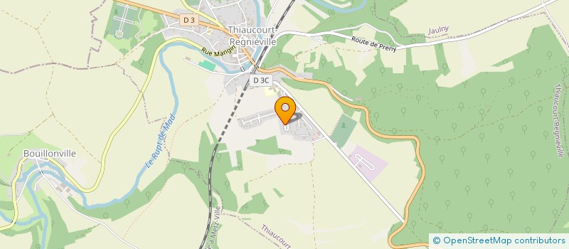 localisation de l'entreprise MONSIEUR JEAN-LUC SAUVAGEOT  THIAUCOURT-REGNIEVILLE