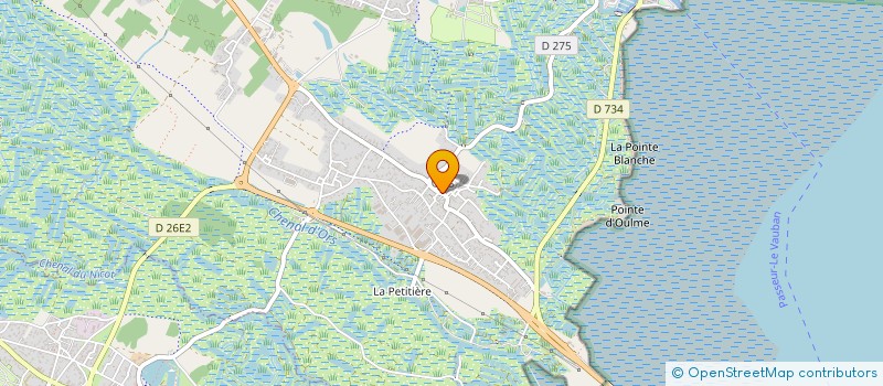 localisation de l'entreprise MONSIEUR JEAN-LUC SAUVE  LE CHATEAU-D'OLERON