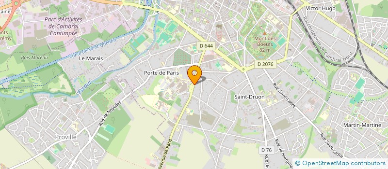 localisation de l'entreprise MONSIEUR JEAN-LUC SAVARY  CAMBRAI