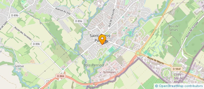 localisation de l'entreprise MONSIEUR JEAN-LUC SCARAFAGIO  SAINT-GENIS-POUILLY
