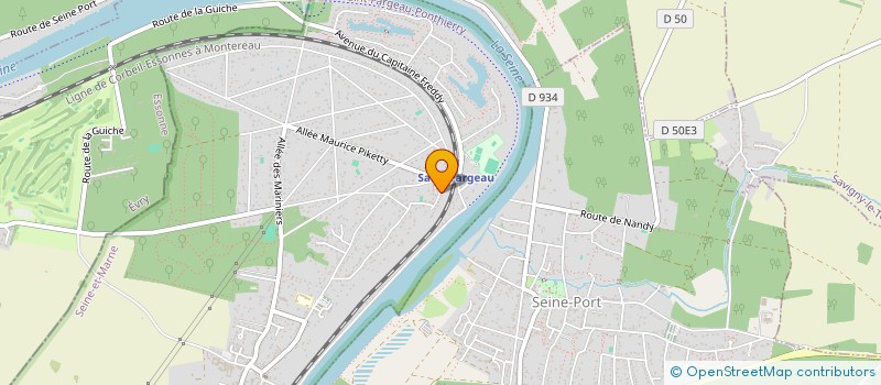 localisation de l'entreprise MONSIEUR JEAN LUC SCHROEDT  SAINT-FARGEAU-PONTHIERRY