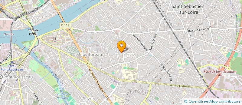 localisation de l'entreprise MONSIEUR JEAN LUC SEGRETIN  SAINT-SEBASTIEN-SUR-LOIRE