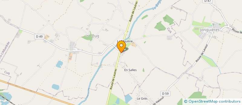 localisation de l'entreprise MONSIEUR JEAN-LUC SEGUR  CUQ