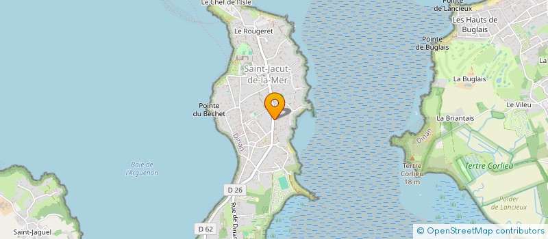 localisation de l'entreprise MONSIEUR JEAN-LUC SEMAIL  SAINT-JACUT-DE-LA-MER