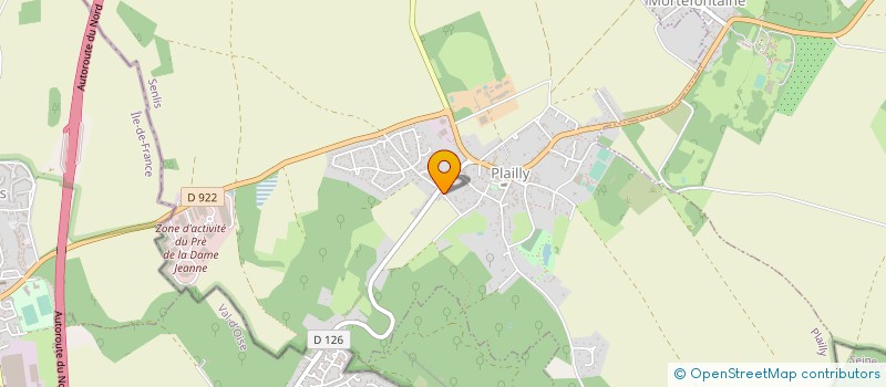 localisation de l'entreprise MONSIEUR JEAN-LUC SERICHARD  PLAILLY