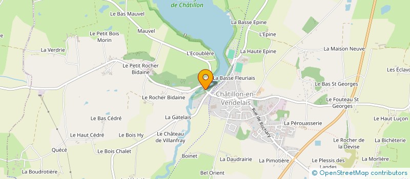 localisation de l'entreprise MONSIEUR JEAN-LUC SIMON  CHATILLON-EN-VENDELAIS