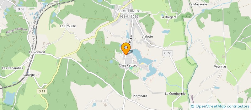 localisation de l'entreprise MONSIEUR JEAN-LUC SOULAT à SAINT-HILAIRE-LES-PLACES