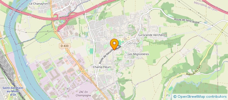 localisation de l'entreprise MONSIEUR JEAN-LUC SOUTOUL  GENAY