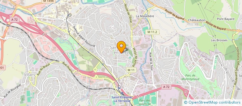 localisation de l'entreprise MONSIEUR JEAN-LUC SOUVETON  LE COTEAU