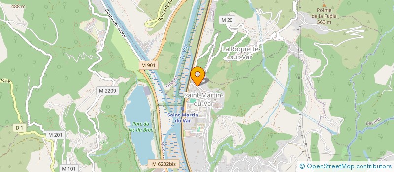 localisation de l'entreprise MONSIEUR JEAN LUC SPINELLI  CASTAGNIERS