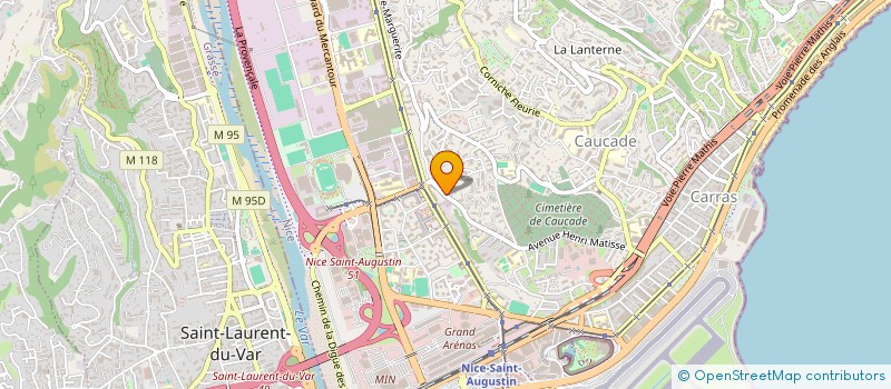 localisation de l'entreprise MONSIEUR JEAN-LUC SPLINGART à NICE