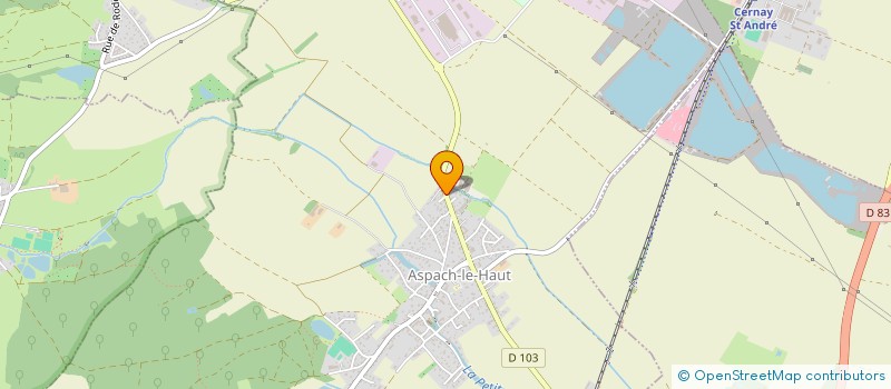 localisation de l'entreprise MONSIEUR JEAN-LUC STEHLE à ASPACH-MICHELBACH