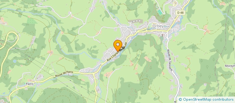 localisation de l'entreprise MONSIEUR JEAN LUC STEPHANUS  ORBEY