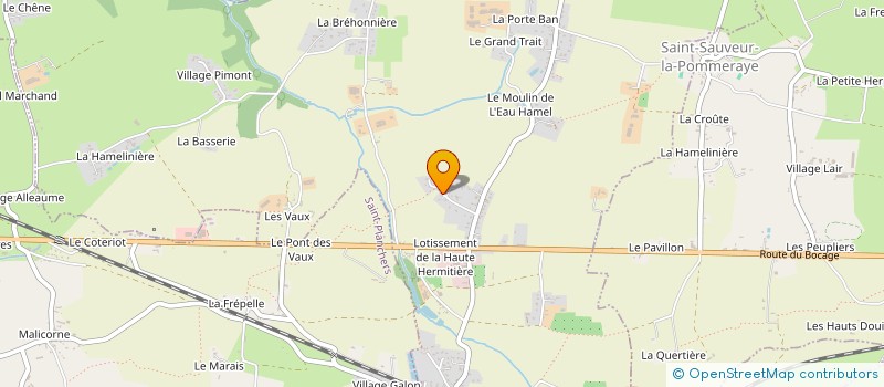 localisation de l'entreprise MONSIEUR JEAN-LUC SURBLED  SAINT-JEAN-DES-CHAMPS