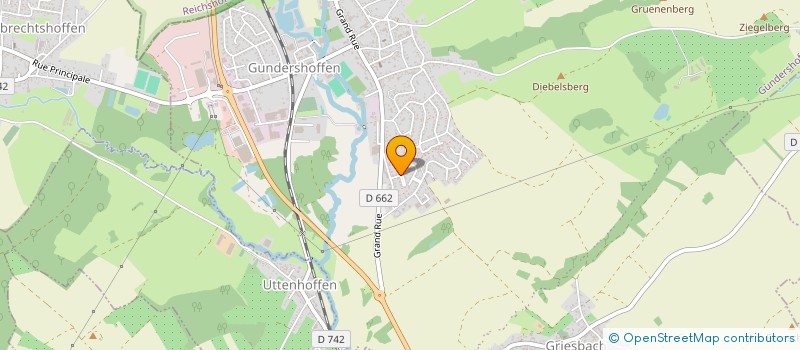 localisation de l'entreprise MONSIEUR JEAN-LUC TAESCH  GUNDERSHOFFEN