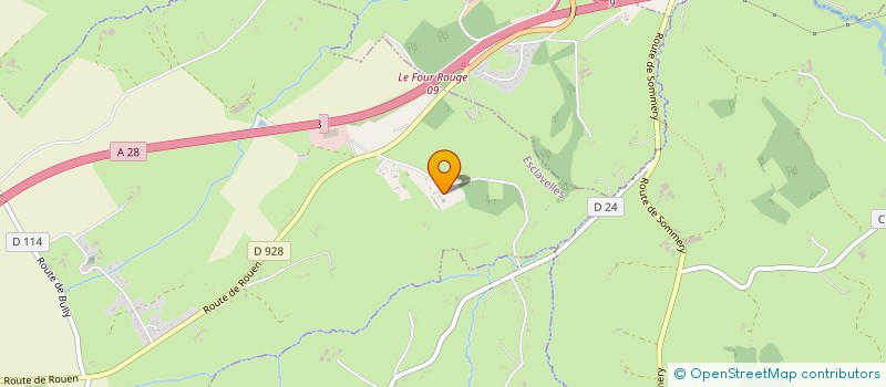 localisation de l'entreprise MONSIEUR JEAN LUC TAILLEFESSE  ESCLAVELLES