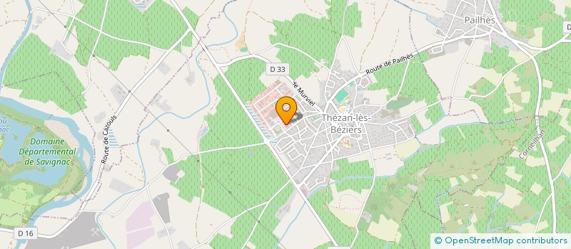 localisation de l'entreprise MONSIEUR JEAN LUC TARBOURIECH  MURVIEL-LES-BEZIERS