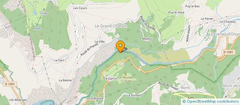 localisation de l'entreprise MONSIEUR JEAN-LUC TCHIBOZO  LES DEUX ALPES