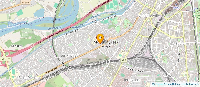 localisation de l'entreprise MONSIEUR JEAN-LUC TEMARII  MONTIGNY-LES-METZ