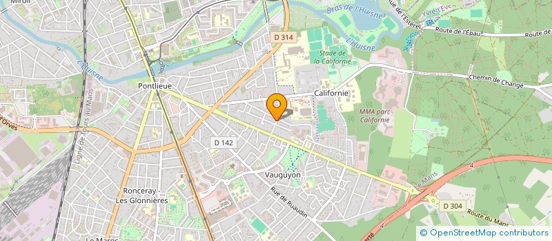 localisation de l'entreprise MONSIEUR JEAN-LUC TENTE AMARO  LE MANS